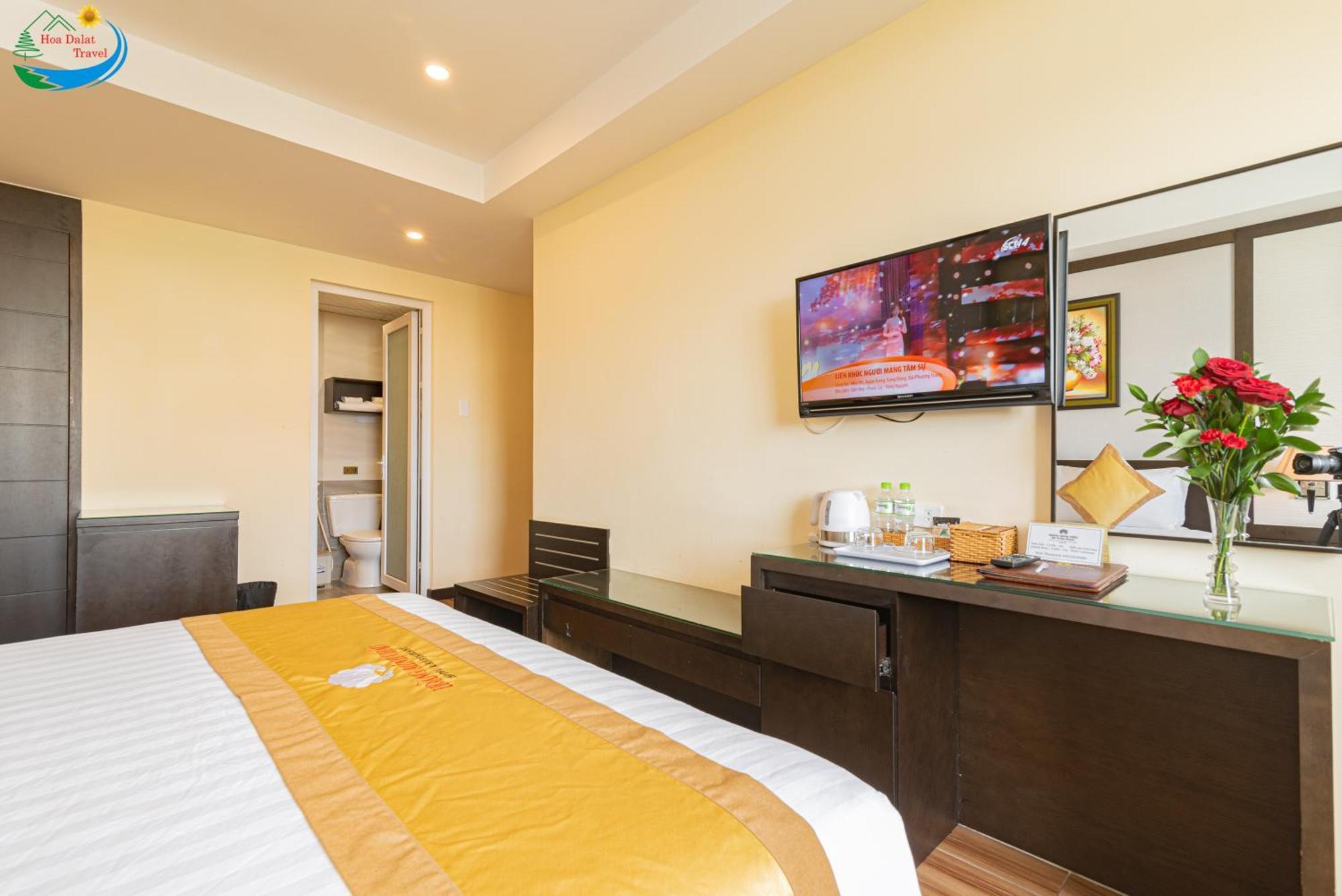 דה לאט Hoang Minh Chau Ba Trieu Hotel מראה חיצוני תמונה