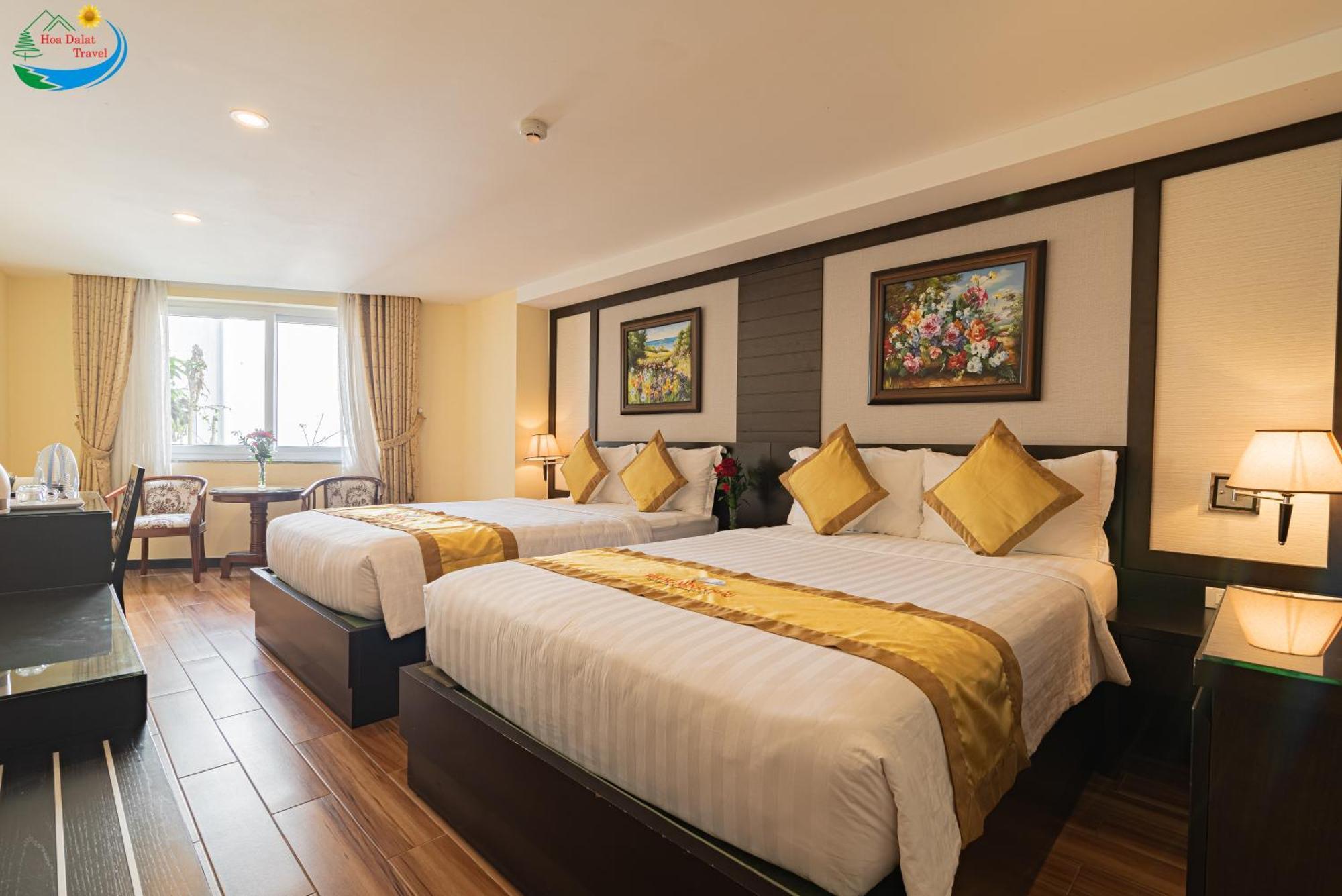 דה לאט Hoang Minh Chau Ba Trieu Hotel מראה חיצוני תמונה
